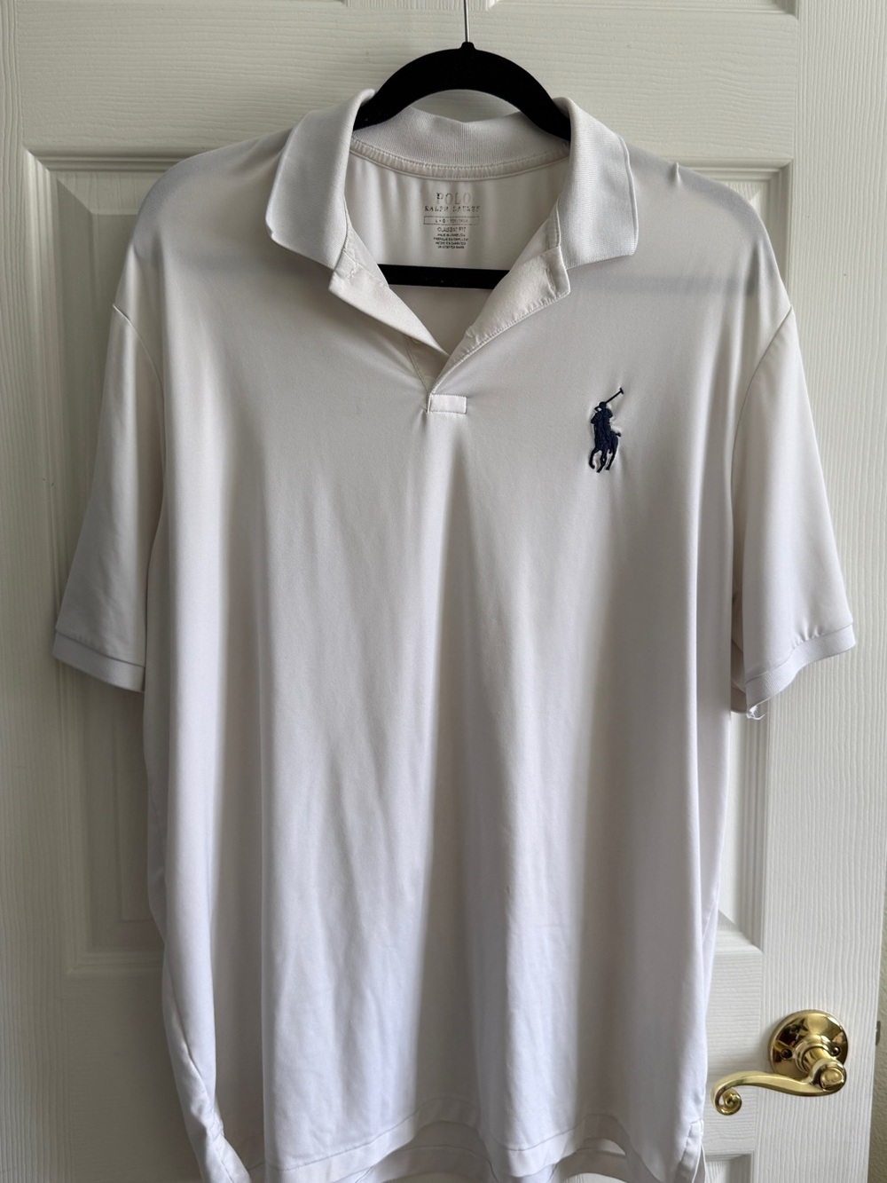 Polo Ralph Lauren Classic Fit Performance Polo White L